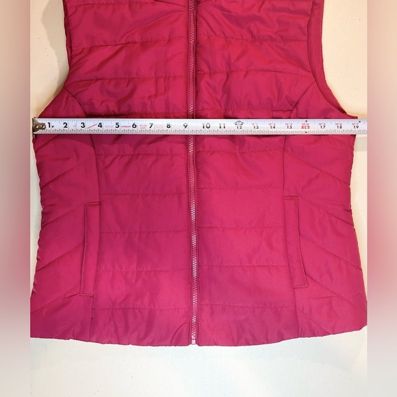 Aeropostale Vest, Zip Closure, Pockets, Bright Pink, Size Large - Picture 3 of 8